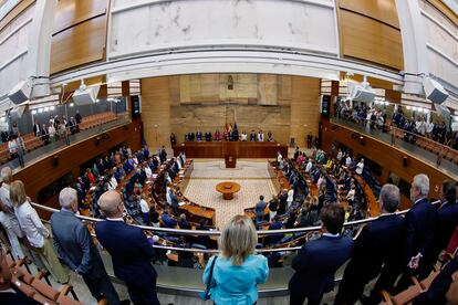 La Cmara guarda un minuto de silencio por las vctimas de la violencia  machista al inicio del Debate del Estado de la Regin.
