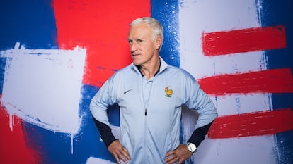 Didier Deschamps, seleccionador de fútbol de Francia, posa para Eurocopa en Bad Lippspringe (Alemania), en 2024.