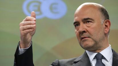 El comisario europeo de Asuntos Económicos, Pierre Moscovici
