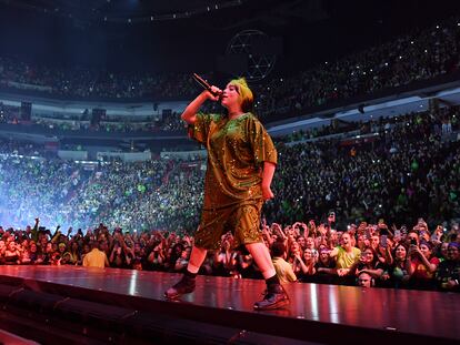 Billie Eilish en un concierto a principios de 2020 en Miami.