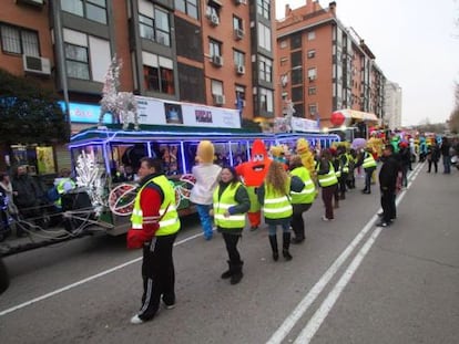 Imagen de una de las &uacute;ltimas cabalgatas de Reyes de Villaverde.