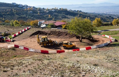 Trabajos en Alfacar (Granada) en 2014 de búsqueda de los restos de Federico García Lorca.