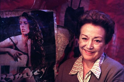 Amparo Baró en una imagen del 8 de febrero de 2000. La gran actriz de teatro, cine y televisión llevaba dos años alejada de los escenarios.