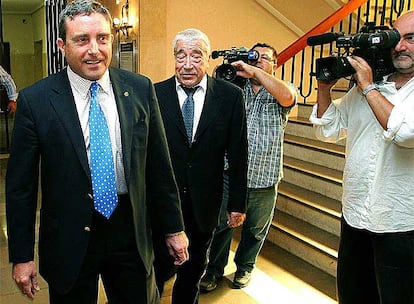 El alcalde de Vila-Real, Manuel Vilanova, en una imagen tomada en junio de 2005 en la Audiencia Provincial del Castellón.