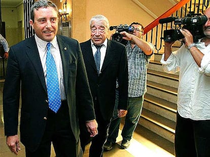 El alcalde de Vila-Real, Manuel Vilanova, en una imagen tomada en junio de 2005 en la Audiencia Provincial del Castellón.
