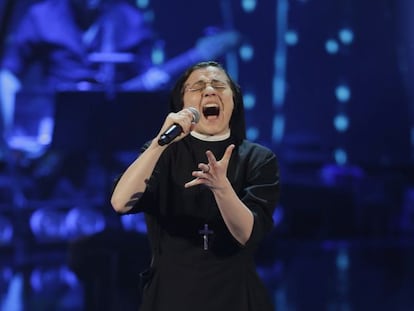 Cristina Scuccia, en la semifinal de &#039;La Voz&#039; italiana.