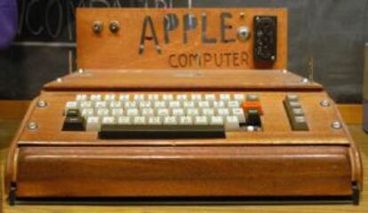 Un Apple I, exhibido en el Museo Smithsonian.