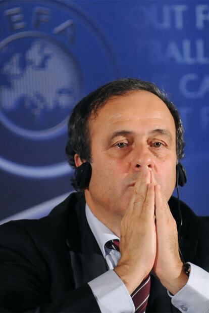 Michel Platini, presidente de la UEFA.