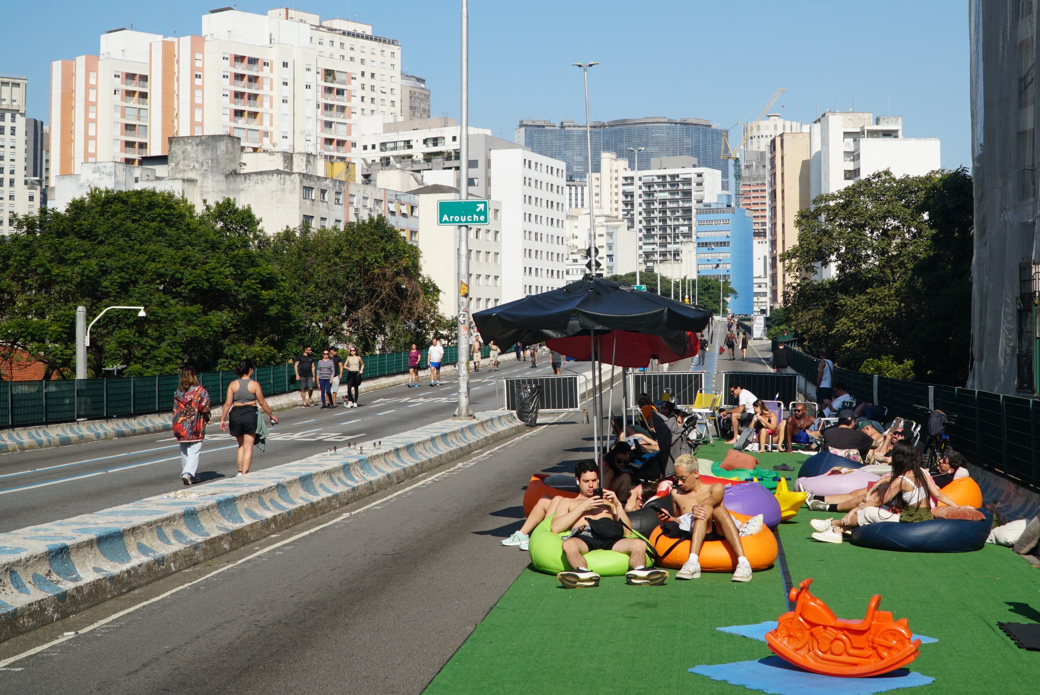 El Parque do Minhocão: de autovía elevada a zona peatonal en el centro de São Paulo