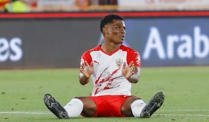 Ramazani, durante un partido de esta temporada.