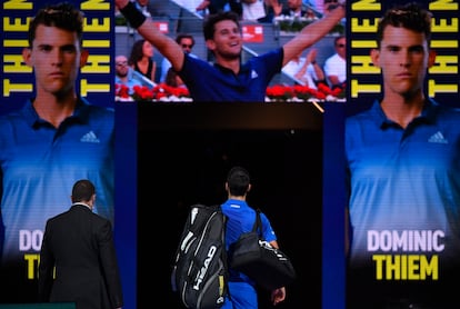 Thiem enfila este sábado la salida de la pista del O2 de Londres.