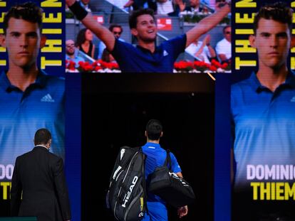 Thiem enfila este sábado la salida de la pista del O2 de Londres.