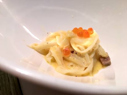 Espárragos carbonara: Navarra 1 - Italia 0