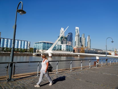 Puente de la Mujer, en Buenos Aires.