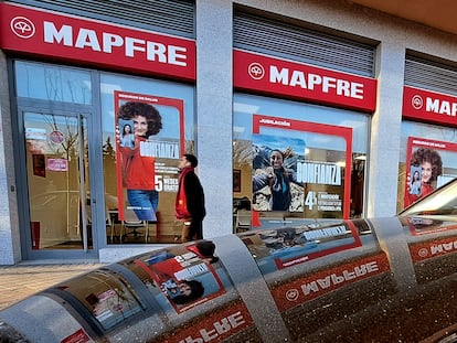 Oficina de la compañía aseguradora Mapfre en Madrid.