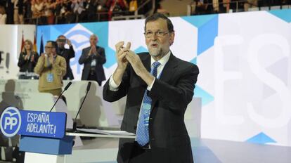 Rajoy en la clausura del congrés.