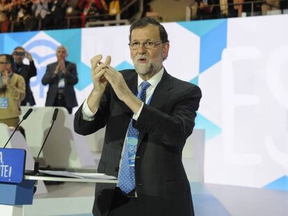 Rajoy en la clausura del congrés.