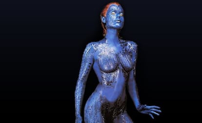 El personaje de Mística de la saga de películas 'X-Men'.