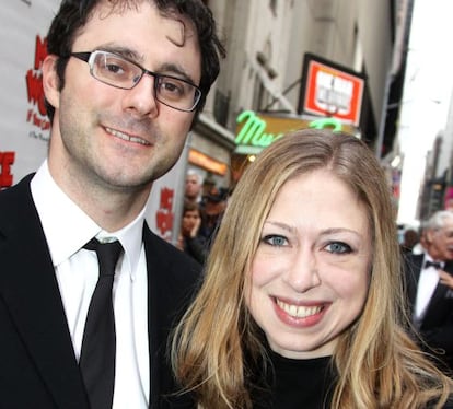 Chelsea Clinton y su marido, Mark Mezvinsky.