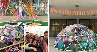 Creaciones de estudiantes de 2º y 3º ESO y 1º Bachillerato. Proyecto “Un nido para soñar’’