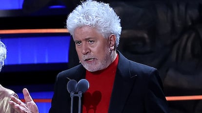 Pedro Almodóvar en la gala de los premios Goya 2024.