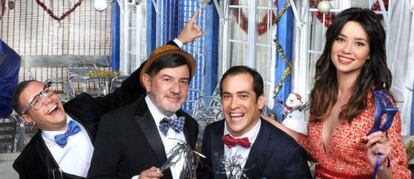 Los protagonistas de &#039;El chiringuito de Pepe&#039; recibir&aacute;n 2015. 