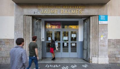 L'institut Jaume Balmes de Barcelona.