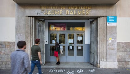 L'institut Jaume Balmes de Barcelona.