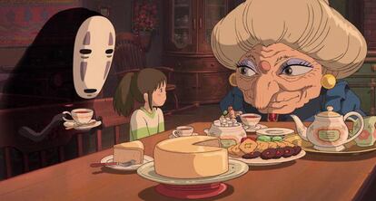 Fotograma de 'El viaje de Chichiro', de Hayao Miyazaki.