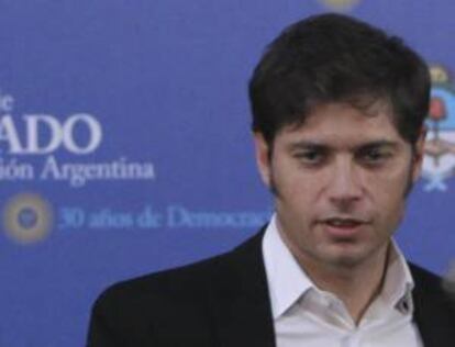 En la imagen, el ministro de Economía argentino, Axel Kicillof. EFE/Archivo