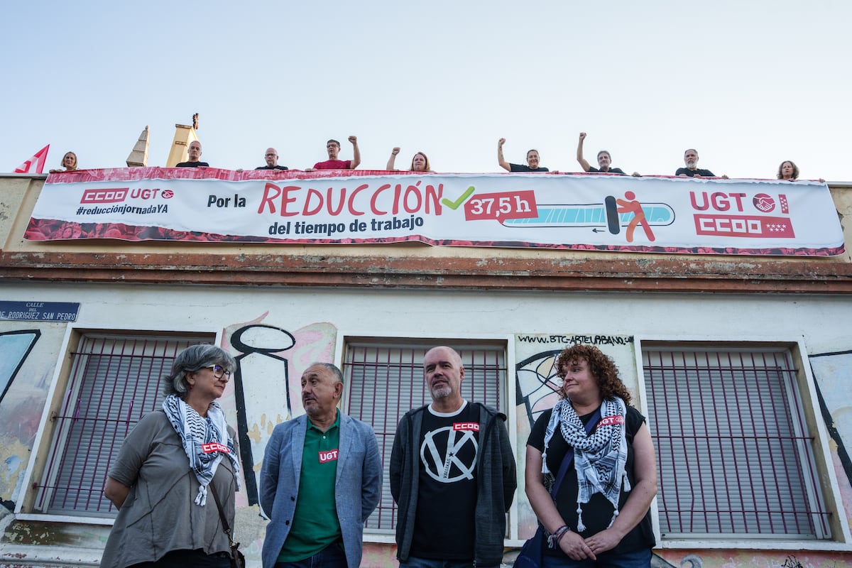 Sordo y Álvarez se encierran en una iglesia de Vallecas en protesta contra el veto a la reducción de jornada