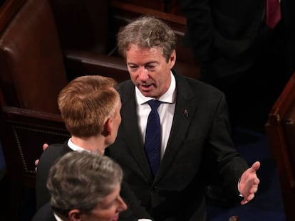 O senador Rand Paul, em 30 de janeiro.