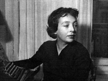 La escritora Marguerite Duras en su juventud. 
