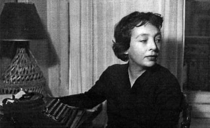 La escritora Marguerite Duras en su juventud. 