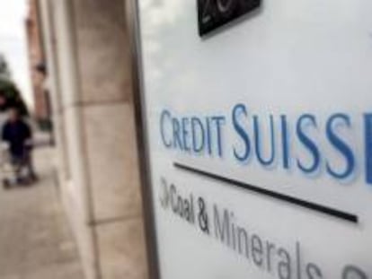 Logo del banco suizo Credit Suisse. EFE/Archivo