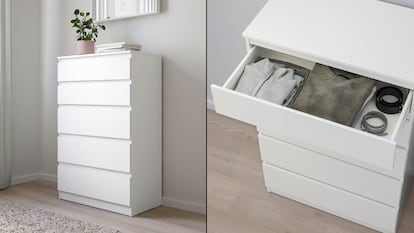 cómoda ikea, cajonera ikea, cómoda blanca, cómoda barata, cómoda dormitorio, comoda con cajones