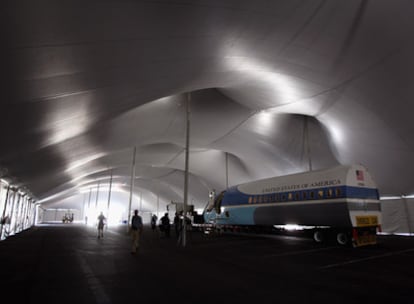 Una réplica del Air Force One podrá ser visitada en la convención demócrata, que comienza el lunes en Denver