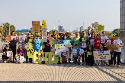 Integrantes plataforma ciudadanos demandas calidad aire de Huelva