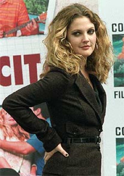 Drew Barrymore, en Madrid.