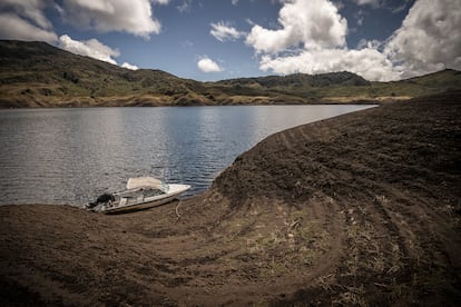 El embalse de Chuza en el páramo de Chingaza, en octubre de 2024.