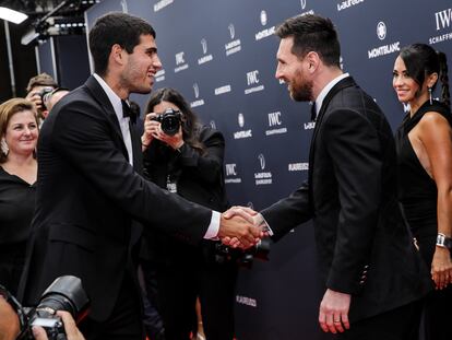 Carlos Alcaraz, Lionel Messi