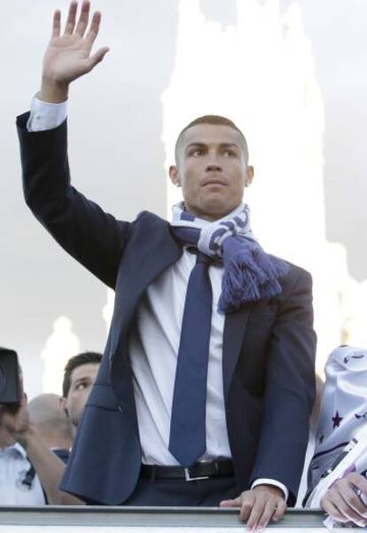 Cristiano Ronaldo, en Madrid.