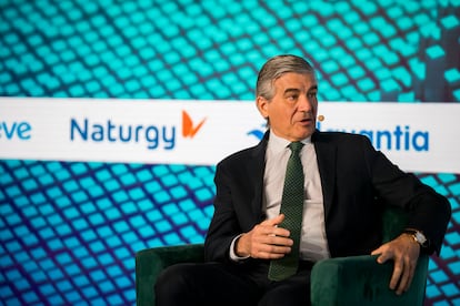 Francisco Reynés, presidente ejecutivo de Naturgy, durante su intervención en la segunda jornada del Foro Económico CREO 2025.