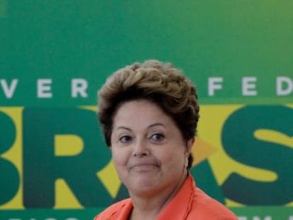 La presidenta de Brasil, Dilma Rousseff, este mi&eacute;rcoles.