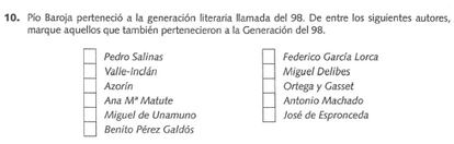 Una de las preguntas incluidas en el examen. Pulse sobre la foto para ver el examen completo.