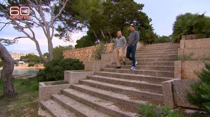 Rafa Nadal, en su nuevo terreno,que mostró en '60 minutes'.