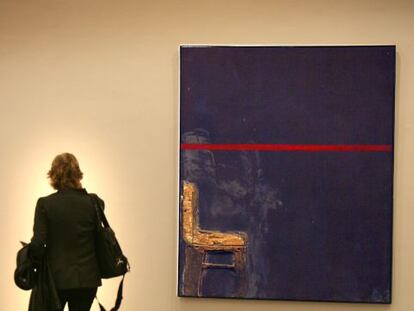 'Línea roja' de Antoni Tapiés (1963) dió título a una exposición de arte contemporáneo español en el IVAM.