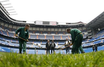 Para diciembre de 2006, se instaló la nueva planta "Poa supina", para el césped del estadio Santiago Bernabéu.