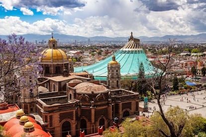 La basílica de Guadalupe, el santuario de México.