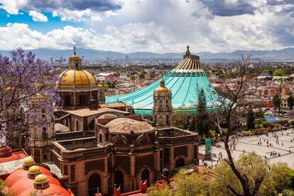 La basílica de Guadalupe, el santuario de México.